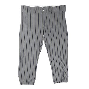 GIRL'S SOFTBALL PANTS - Silver / Navy, M