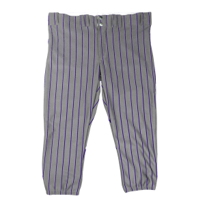 GIRL'S SOFTBALL PANTS - Silver / Purple, M