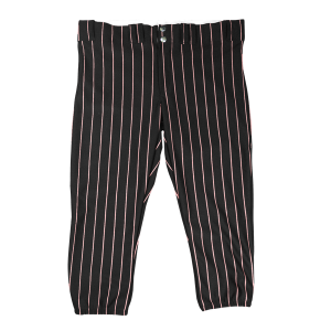 GIRL'S SOFTBALL PANTS - BLACK / PINK, M