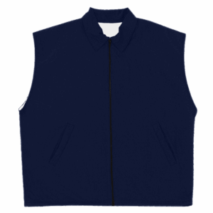 YOUTH WARM UP VEST - Navy Blue, M